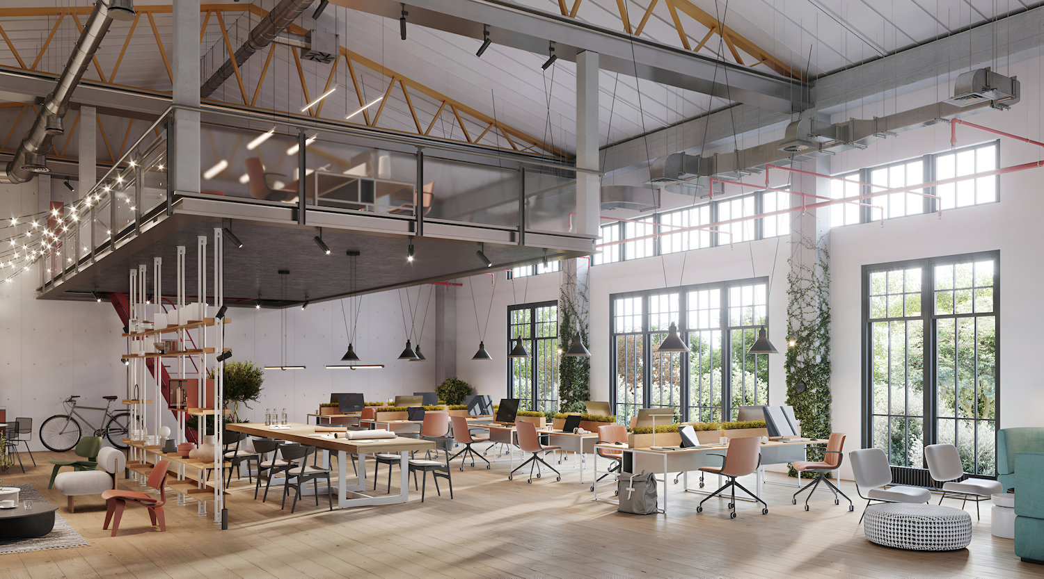De nave industrial a oficinas