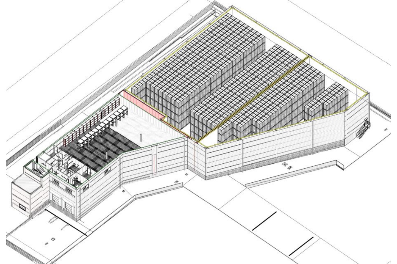 Cámara de congelación panificadora terreno almacén